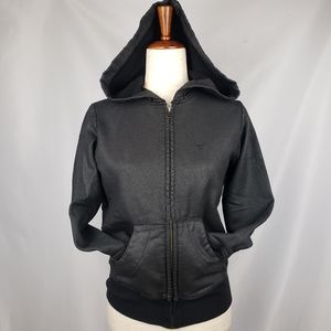 True Religion Tunnel Hoodie Black Size XS